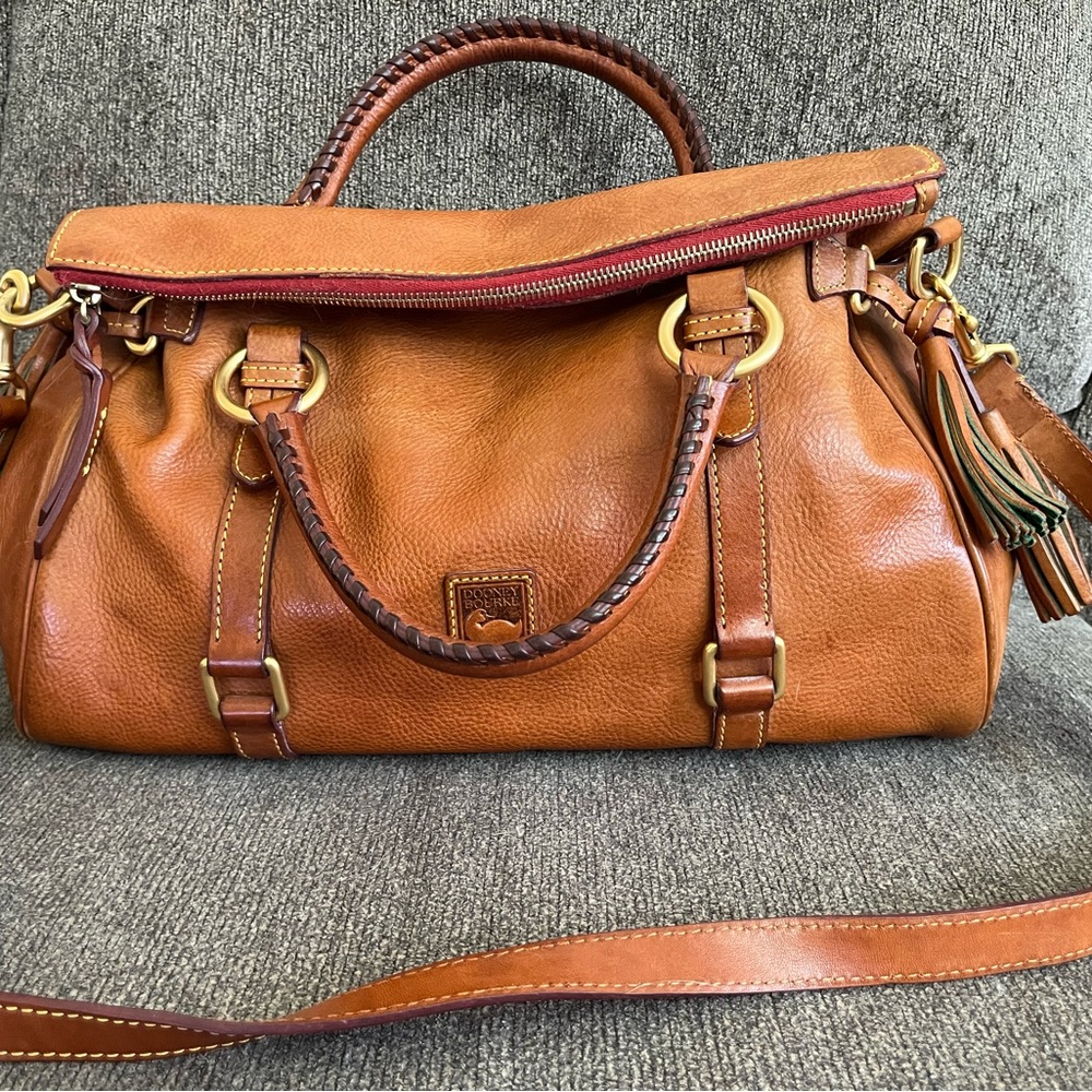 Dooney & Bourke Natural Florentine Satchel Large